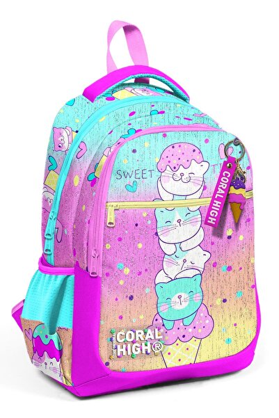 Coral High 23648 Model Ice Cream Children's School Cat Bag