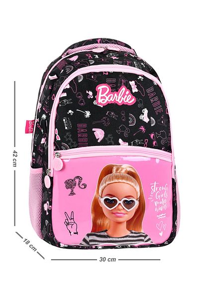Bliss Barbie Licensed Ergonomic Primary School Bag - Set of 3 Durable Material