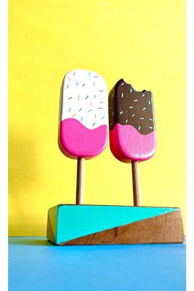 BİLMİŞ ÇOCUK مجموعة الآيس كريم الخشبية من والدورف (آيس كريم خشبي) مجموعة من ق...