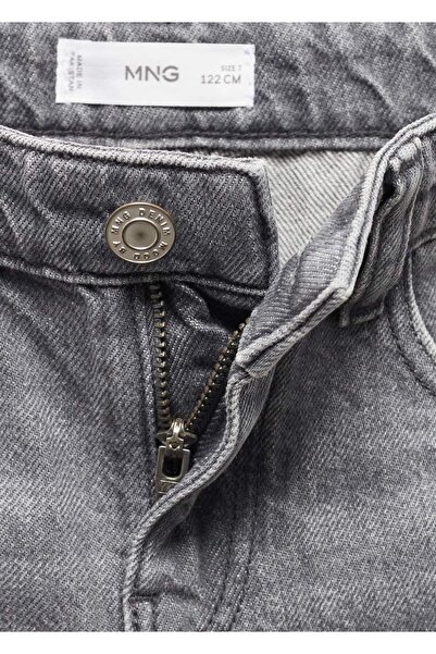 MANGO Kids Dikişşsiz denim şort