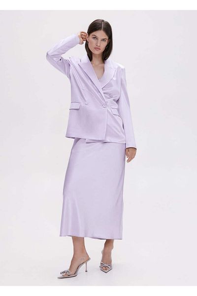 MANGO Woman Blazerjacke aus Satin
