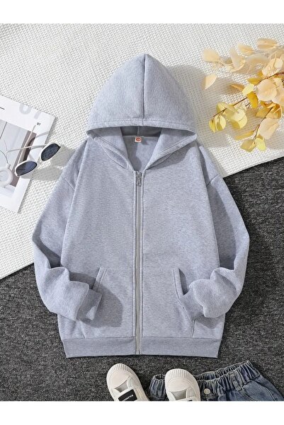DAXİS Sportwear Company Girl/boy's Hooded zippered Sweatshirt
