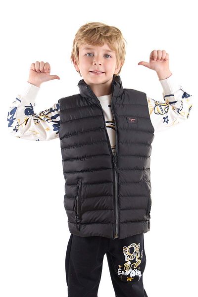 AHENGİM Aufblasbare Weste ohne Kapuze für Jungen – Modetrend Ak 215354