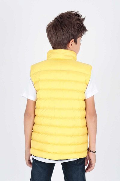 AHENGİM Boy's Hoodless Puffer Vest - Fashion Trend Ak 215354