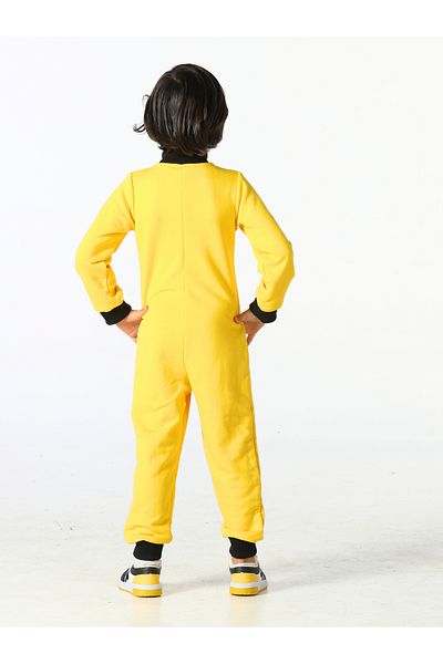 Casabony Yellow Space Boy Zippered Jumpsuit Bn-003-Brs