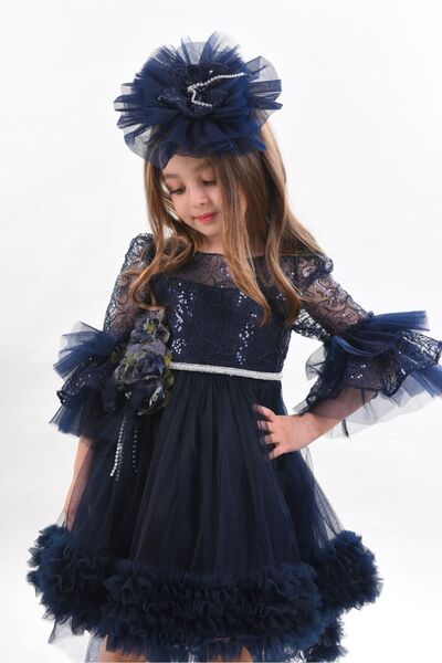 MIALORA EXCLUSİVE By Emel Ebru Özdemir فستان بناتي مصمم خصيصًا، فستان عيد ميل...