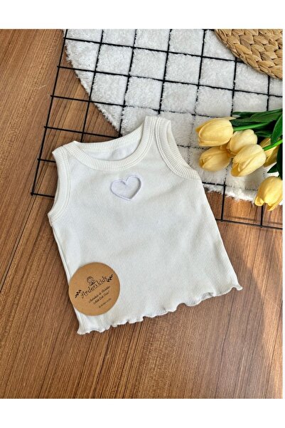 ArdenKids Ekru Kalpli Çocuk Body