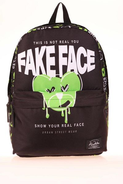 KAUKKO Rucsac Nature Fake Face - K1706