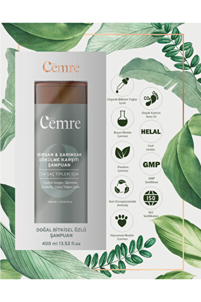 Nivalis Isırgan Sarımsak Şampuanı Saç Dökülmelerine Karşı Yağlı Saçlar Için 400 ml Şampuan