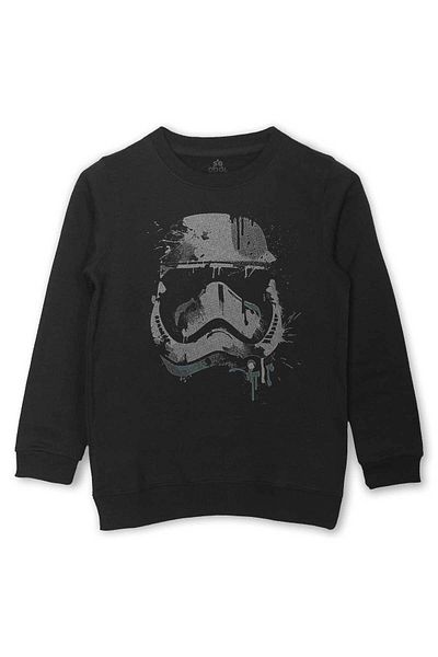 so cool Детски суитшърт Star Wars Helmet черен