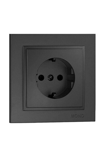 MONO Despina Smoked metallic Grounded Complete Socket Framed
