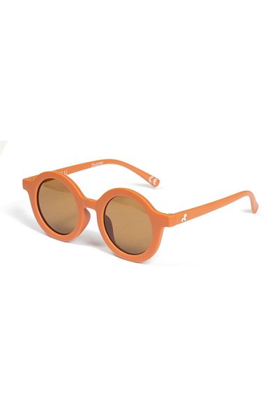 Petityu 3-8 Years Old Cool Kids Sunglasses 400 UV Protection - Orange