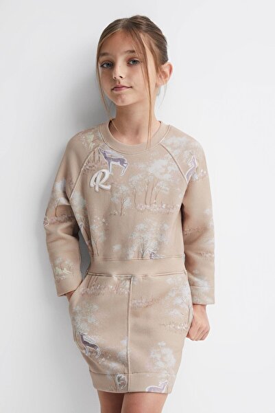 GAistKids Kız Çocuk Motifli Mini Elbise