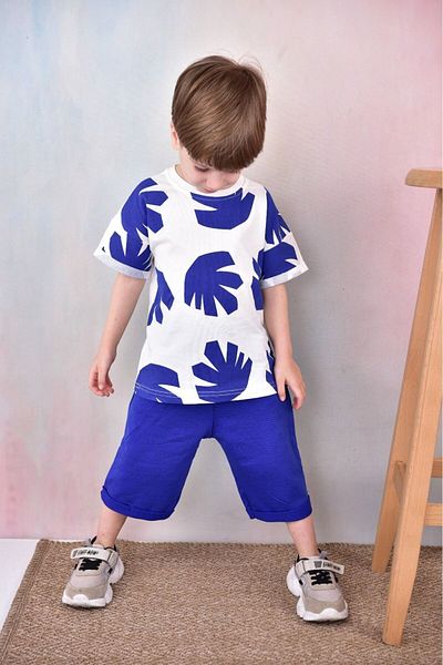 tunays shopping Boy's Shorts Set - Oversize Fit, Premium Compak Fabric