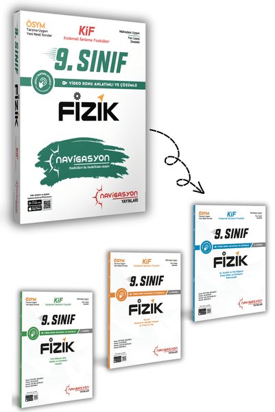 Navigasyon yayınları 9. Sınıf Fizik Müfredatının Tamamı Kif Seti