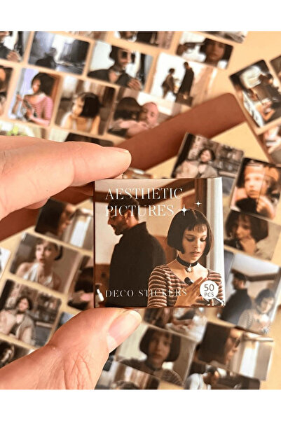 Kağıt Gemi Dükkan Autocolant pentru cutie de film Leon Mathilda / Jurnal cu glonțuri / Decorare pentru caiet / Autocolant