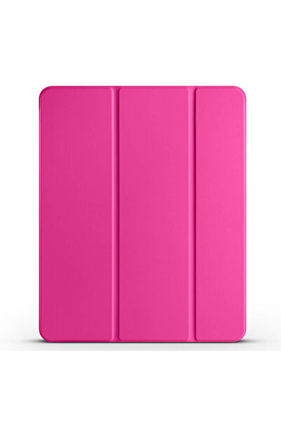 Teleplus iPad Pro 12.9 2020 (4.Nesil) Kılıf Kalem Koyma Yerli Smart Standlı K...