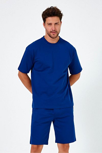 ALEXANDERGARDI Set tricou-pantaloni scurți cu buzunare și cravată (E24-AB-TS-ŞT)