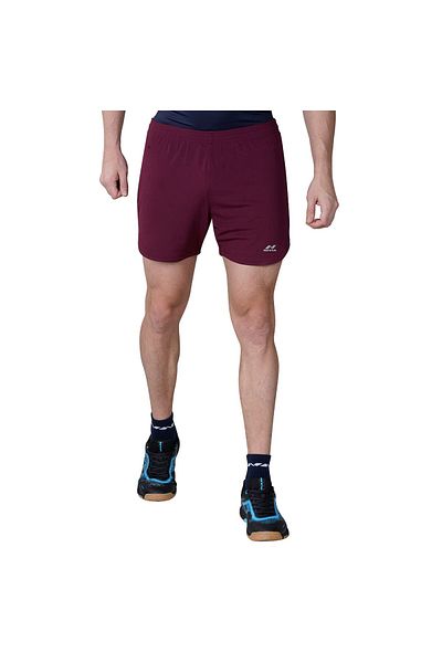 Nivia Sporty - 6 Burgundy Shorts (S) |   Light and Comfortable |   Stylish Casual Sports Shorts for Running