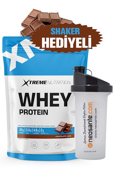 Xtreme Nutrition 512 g Chocolate Whey Protein Powder - 16 Serving Bcaa+Glut+Crea Shaker Gift