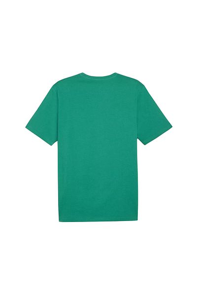 Puma Ανδρικό μπλουζάκι από βαμβακερό λογότυπο Teamrise 65870505   Πράσινο
