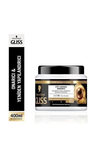 Gliss 4 in 1 Restorative & Restructuring Hair Care Mask Ultimate Repair 400 ml