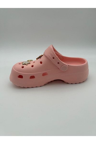 Sonimix Children's High Sole Fancy Cross Slippers