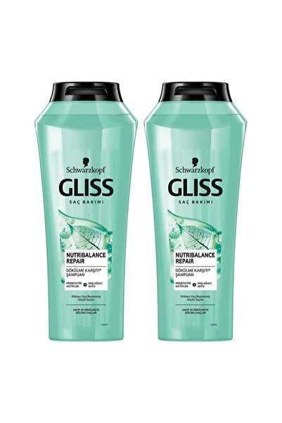 Gliss Nutribalance Repair Saç Dökülmesine Karşı Şampuan 500 ml X 2 Adet