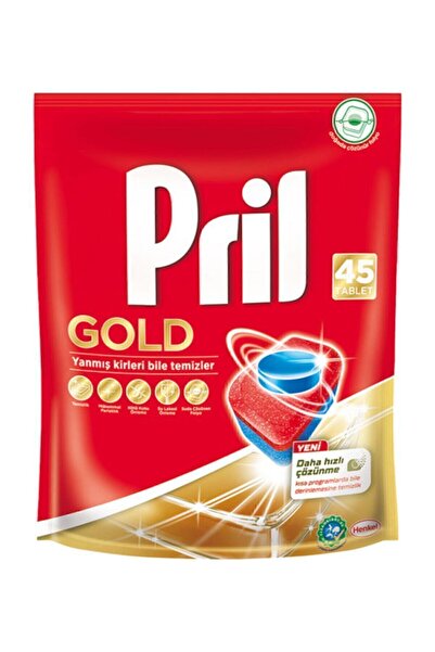 Pril Gold 45 Yıkama Bulaşık Makinesi Tableti - Ekonomik Temizlik
