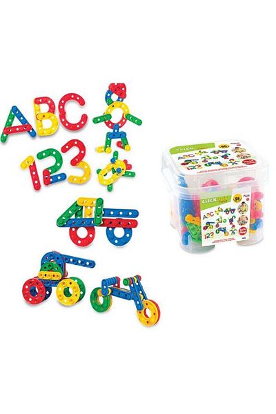 DEDE Small Size 96 Piece Click Clack Puzzle