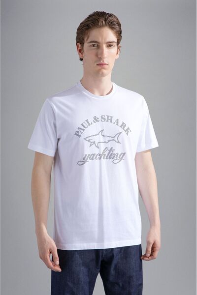 PAUL&SHARK ΑΝΔΡΙΚΟ ΠΛΕΚΤΟ T-SHIRT C.W. ΒΑΜΒΑΚΙ