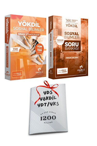 Modadil Yayınları Yökdil Sosyal Sınav Stratejileri - Yökdil Sosyal Soru Banka...