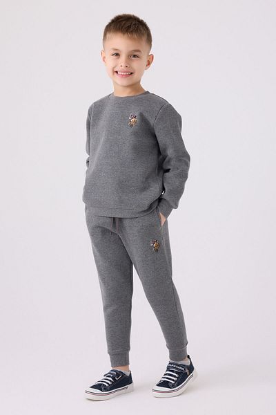 U.S. Polo Assn. Σετ φόρμας αγοριού σε γκρι χρώμα
