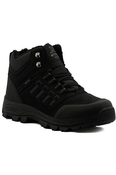 LETAO Μαύρες γούνινες μπότες Unisex με φερμουάρ Cold Resistant Trekking 36-47