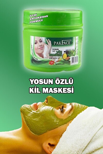 pakface peeling Sivilcelere Etkili Pakface Yosun Özlü Kil Maskesi 700 gr