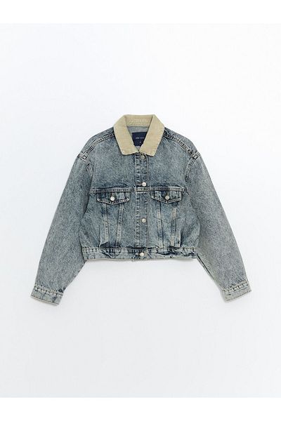 LC Waikiki Γυναικείο Jean Jacket - Πουκάμισο γιακά