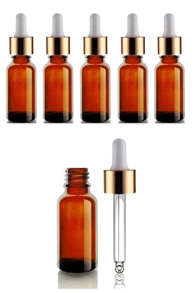 Milea Amber Şişe Cam Damlalık 20 Ml 6 Adet