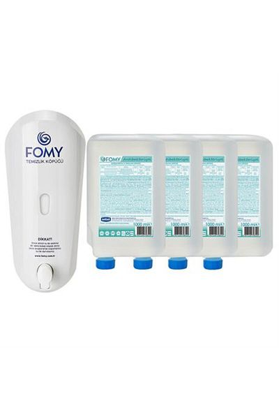 Fomy Antibacterial Soap - Safe Deep Cleaning, Long-Term Hygiene 4X1000 Dispenser