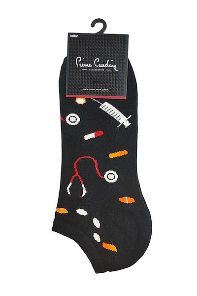 Pierre Cardin Мъжки чифт от 3 шарени памучни чорапи до глезена
