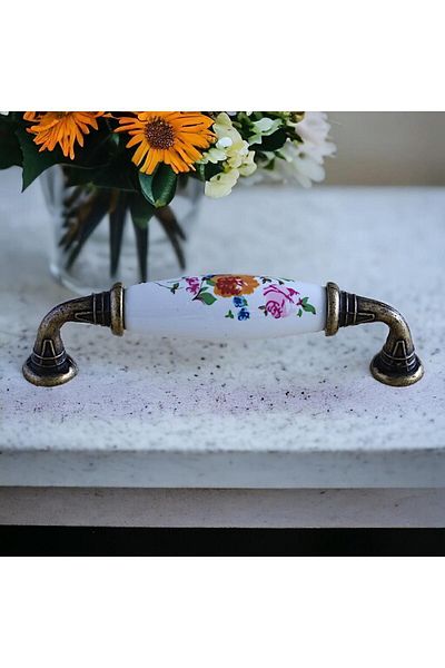 Badem10 Dulap cu sertar de bucătărie PREMIUM din porțelan fără fir (96 MM/9,6 CM)