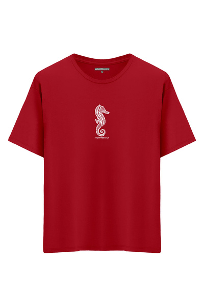 Mounte Bianca Unisex morski konjić - Oversize kroj T-shirt