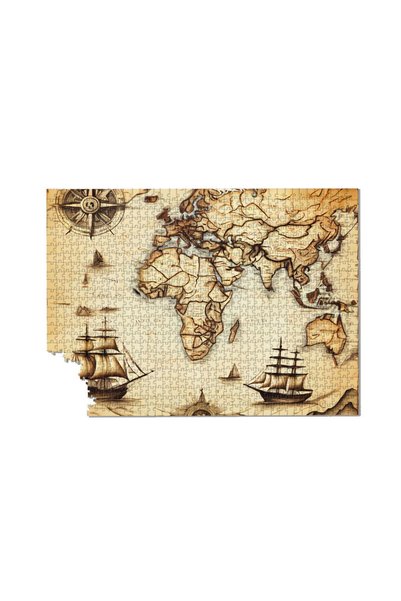 Enjoy BToys Piri Reis Map - 1500s - 1,000 Pieces