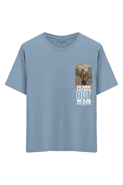 Mounte Bianca Unisex samostalno penjanje - Oversize kroj T-shirt