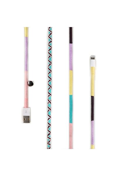 Happy-Nes City Of Paris Apple Lightning Usb Uçlu Kablo 1m