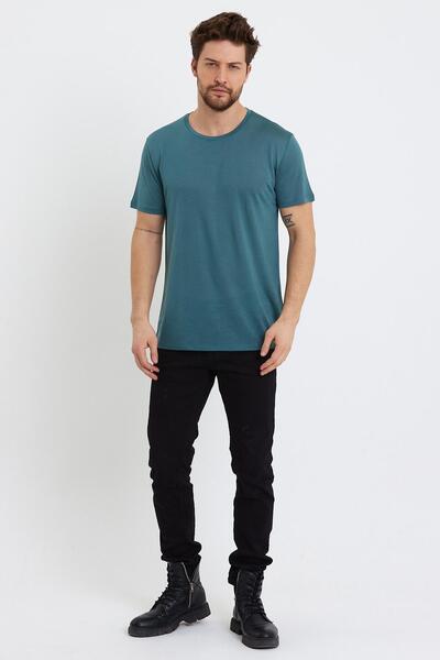 QUHOX Ανδρικό μπλουζάκι με λαιμόκοψη Nefti