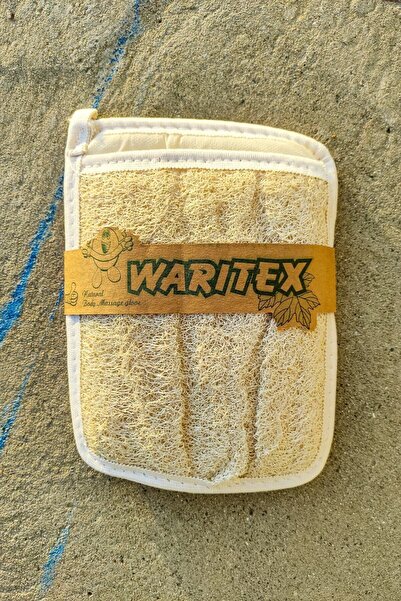 Holly Doğal Kabak Kesesi Banyo Eldiveni Naturel Lif Çift Taraflı Hamam Kesesi Çevre Dostu