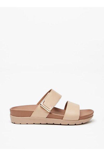 Le Confort Textured Slip-On Sandals