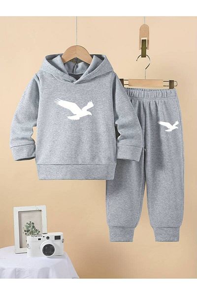 THEKONT Unisex Παιδική αθλητική φόρμα - Bird Printed, ΚΩΔΙΚΟΣ: 202402