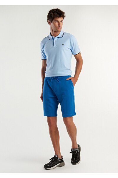 United Colors of Benetton Pantaloni scurți bărbați albastru închis bumbac 100...