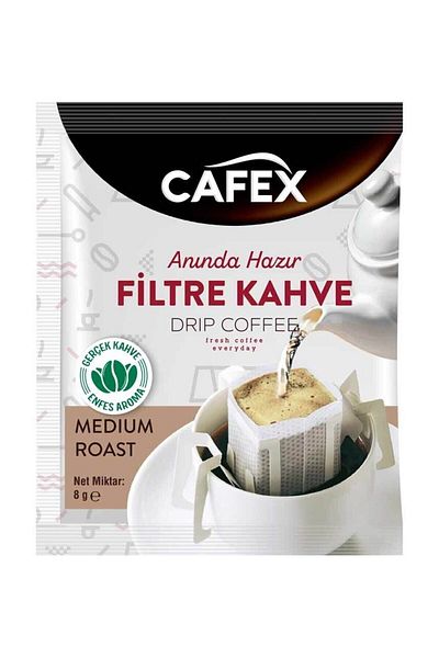 CAFEX 8 g Medium Single Drink Filter Coffee